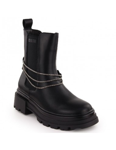 Big Star W leather ankle boots INT2053 INT2053
