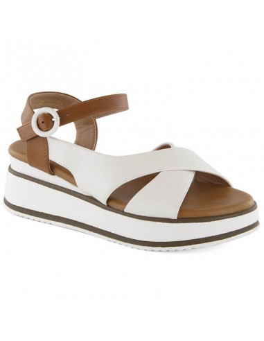 Vinceza Vinceza W JAN303 white wedge sandals