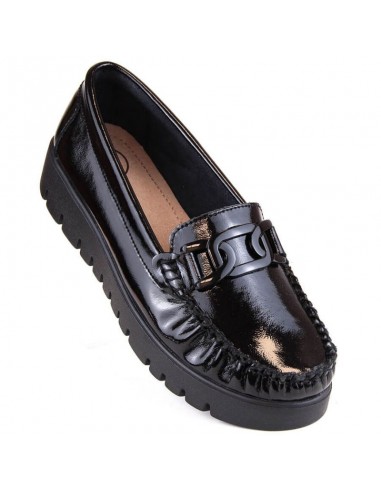  Filippo W PAW314D patent leather platform loafers black 2025