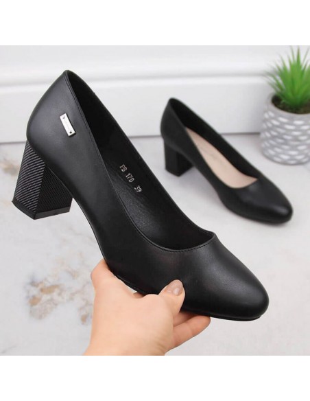Pumps on a decorative post Sergio Leone W SK314A black