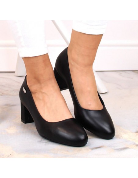 Pumps on a decorative post Sergio Leone W SK314A black