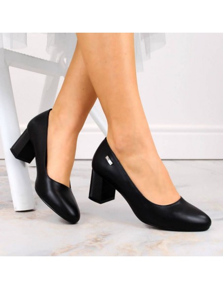 Pumps on a decorative post Sergio Leone W SK314A black