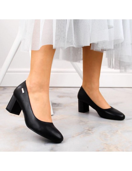 Pumps on a decorative post Sergio Leone W SK314A black