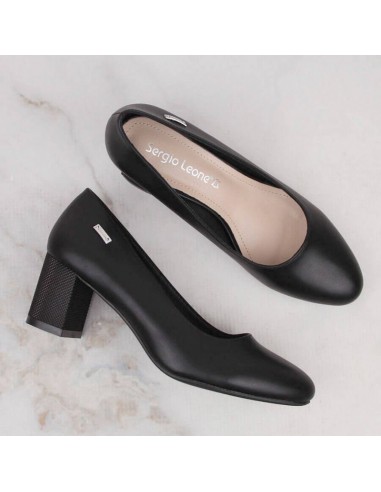 Pumps on a decorative post Sergio Leone W SK314A black