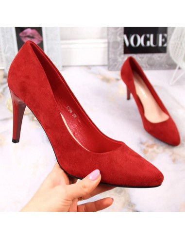  Sergio Leone W SK379K red suede high heels 2025