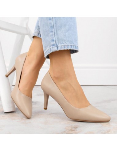 Sergio Leone W SK414E coffee high heels