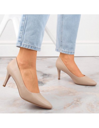 Sergio Leone W SK414E coffee high heels