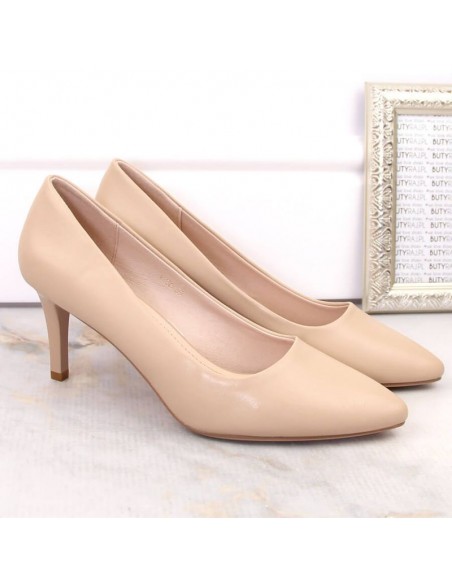 Sergio Leone W SK414E coffee high heels