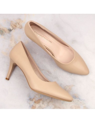 Sergio Leone W SK414E coffee high heels