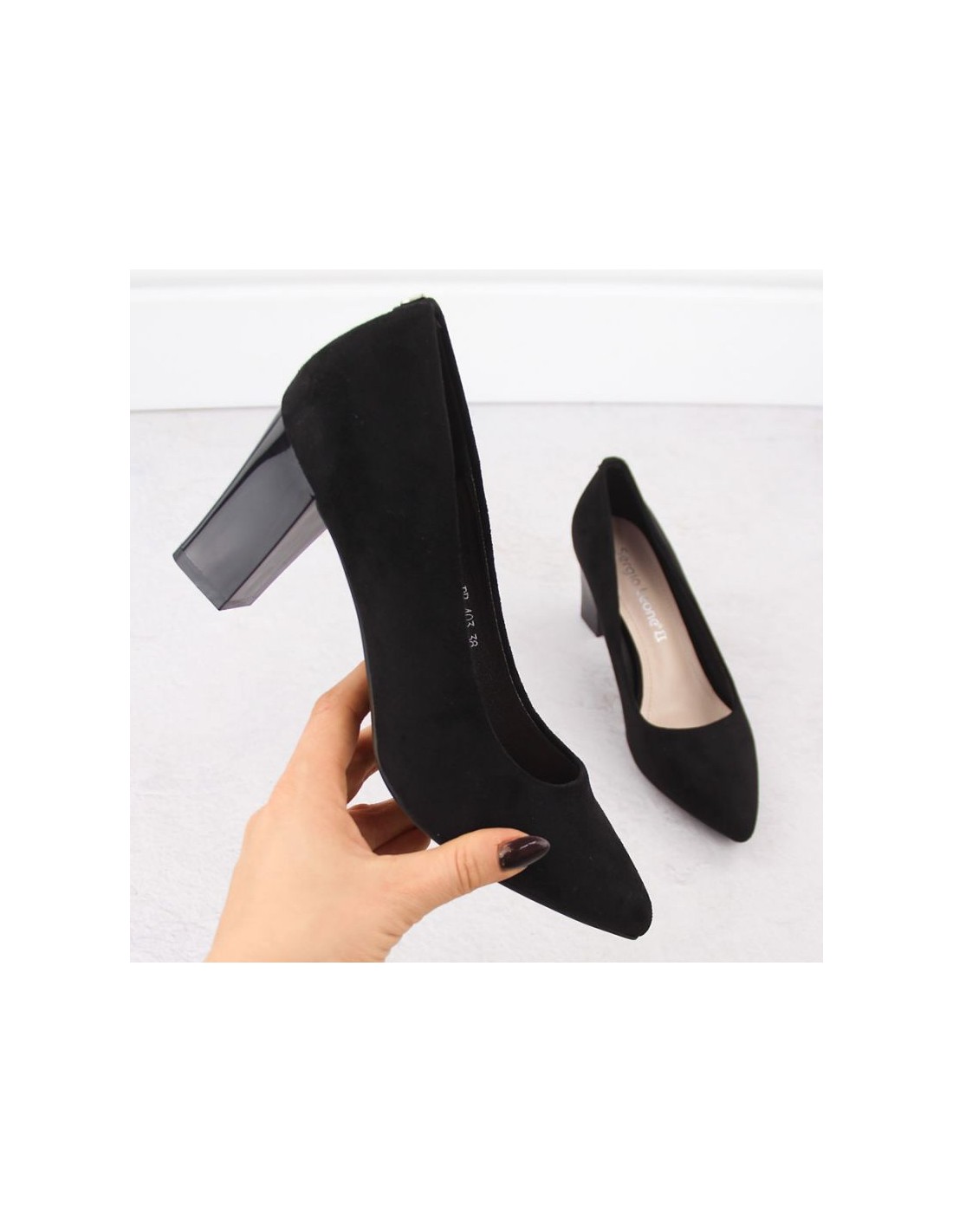 Sergio Leone W PB403 SK429B Pumps on the block heel