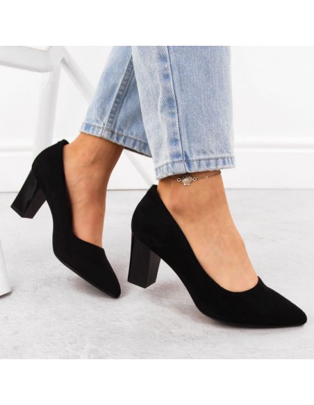 Sergio Leone W PB403 SK429B Pumps on the block heel