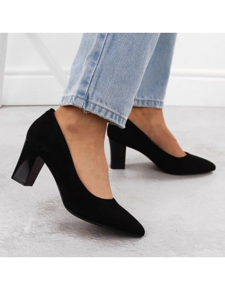 Sergio Leone W PB403 SK429B Pumps on the block heel