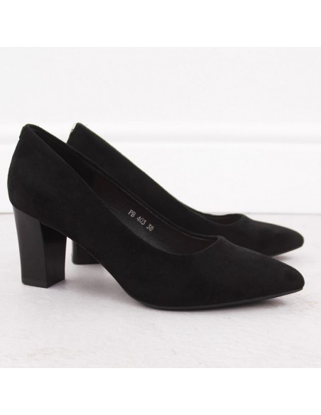 Sergio Leone W PB403 SK429B Pumps on the block heel