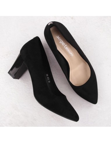 Sergio Leone W PB403 SK429B Pumps on the block heel