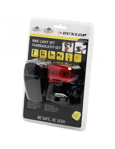 Set of Dunlop Led bicycle lights 416793