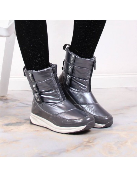 Metallic insulated snow boots Big Star W INT1785A