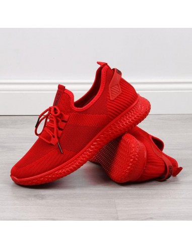 NewS M EVE266B red textile sports shoes
