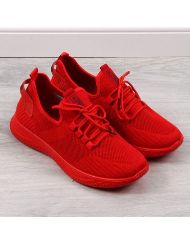 NewS M EVE266B red textile sports shoes