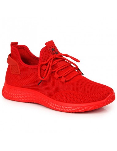 NewS M EVE266B red textile sports shoes