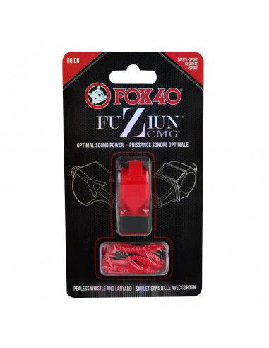 Whistle Fox 40 Fuziun CMG red