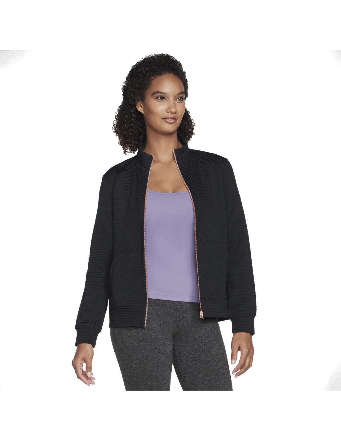 Skechers Skechers Go Walk Everywhere Full Zip Hoodless W3JA261BLK