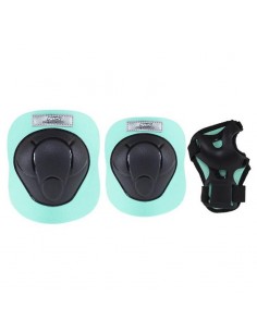 Protectors set Nils Extreme black and mint H210 size XS
