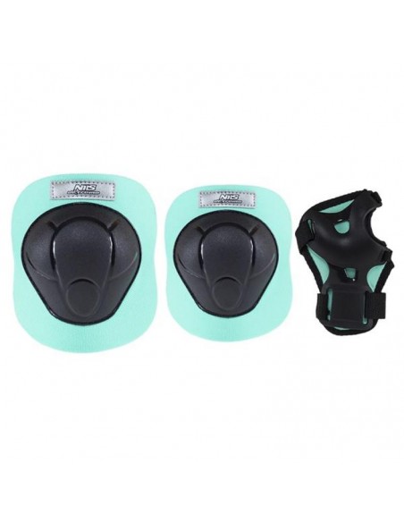 Protectors set Nils Extreme black and mint H210 size XS