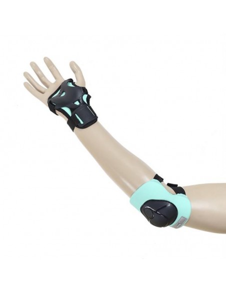 Protectors set Nils Extreme black and mint H210 size XS