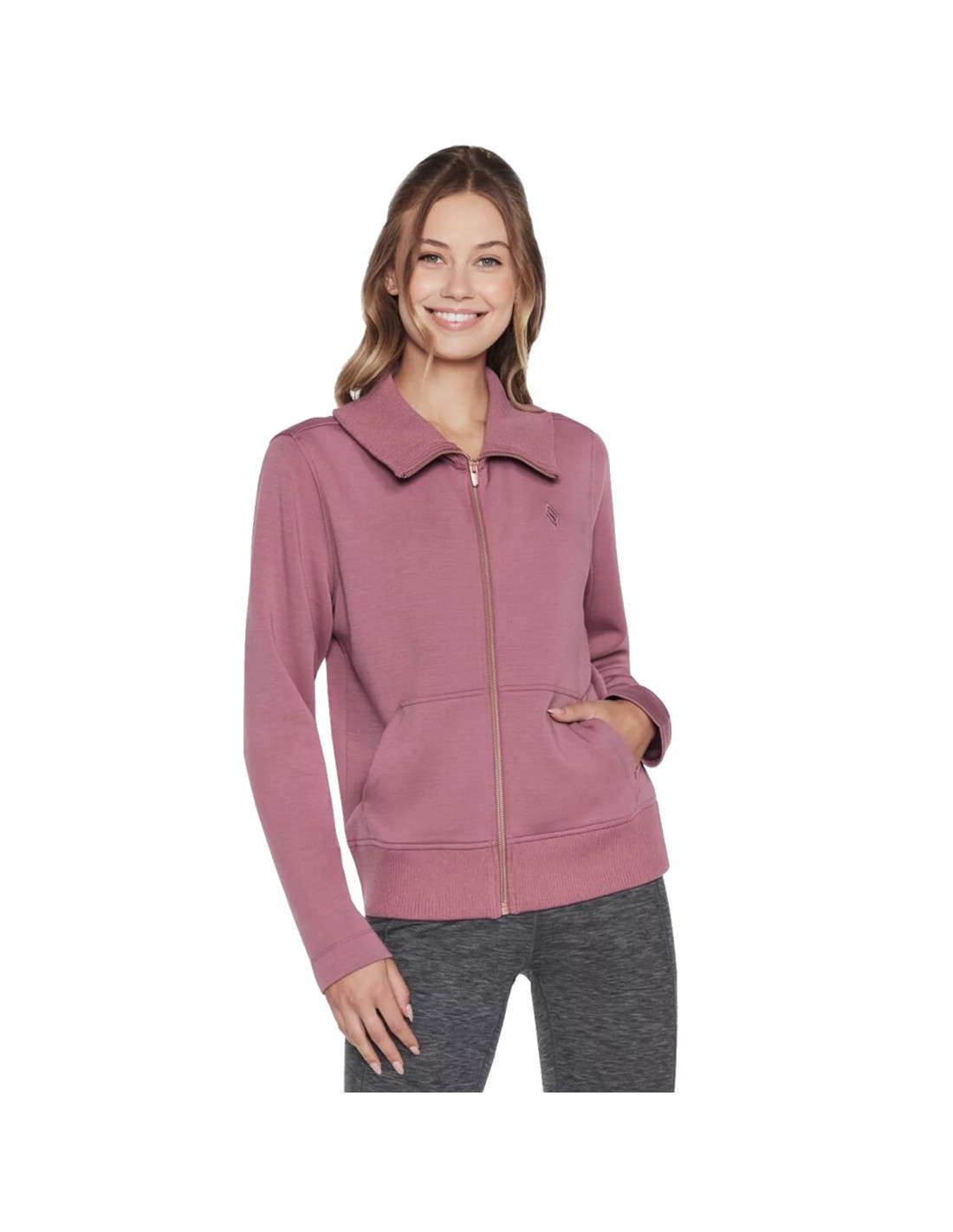 Skechers Hoodless Hoodie Skechcloud Jacket WJA288DKMV