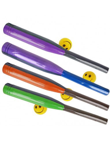 Foam baseball bat with ball