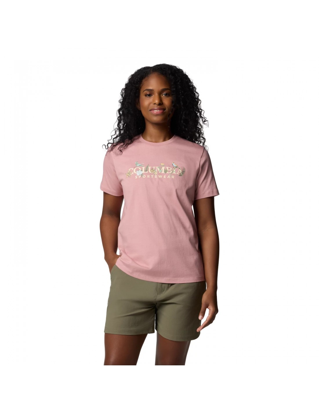 Women's T-Shirts Columbia Pink