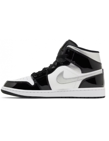 Jordan 1 Mid SE Patent Black White...