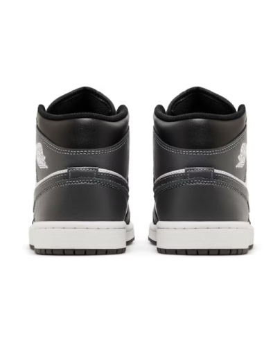 Jordan 1 Mid Black White Iron Grey...
