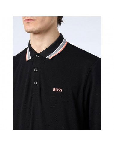 Longsleeve Polo Shirt Boss Pleats M...