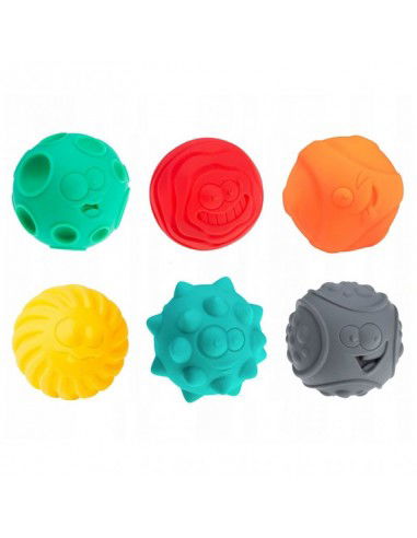 Sensory balls faces 6 pcs AM Tullo...