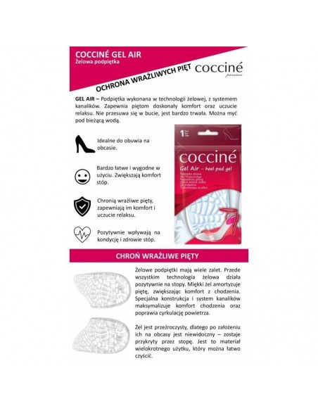 Coccine DA0258 gel heel socks