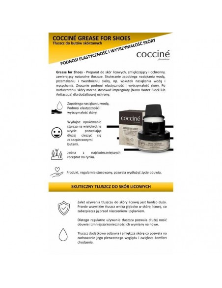 Coccine black fat for grain leather DA0242A