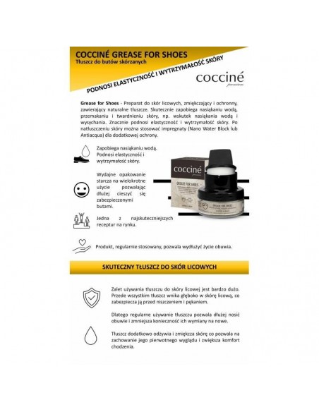 Coccine black fat for grain leather DA0242A