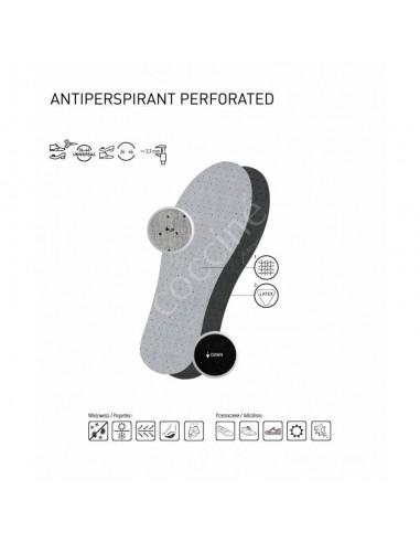 Coccine Antiperspirant Perforated DA0213 shoe insoles