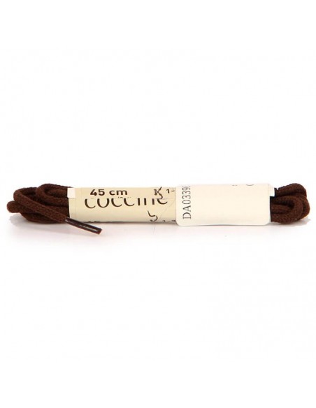Coccine cotton shoelaces brown 45 cm DA0339B