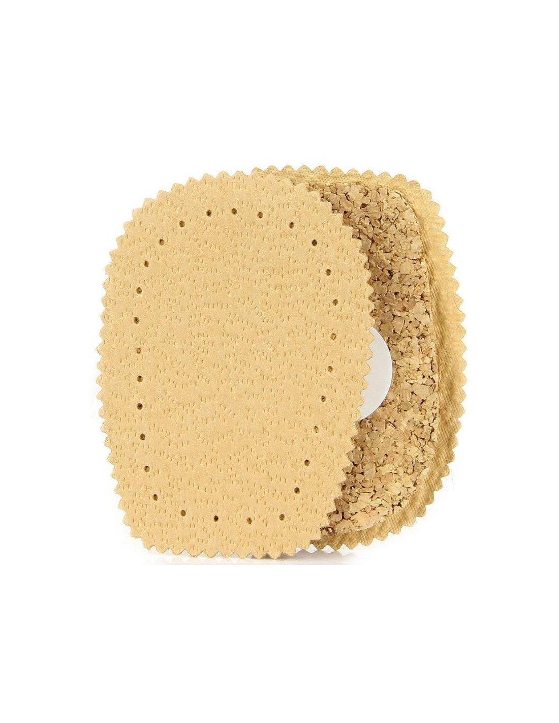 Leather heel inserts for Coccine DA0206 shoes