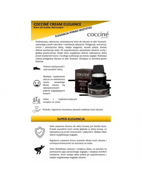 Coccine preparation colorless cream for grain leather DA0241