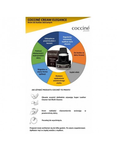 Coccine preparation colorless cream for grain leather DA0241