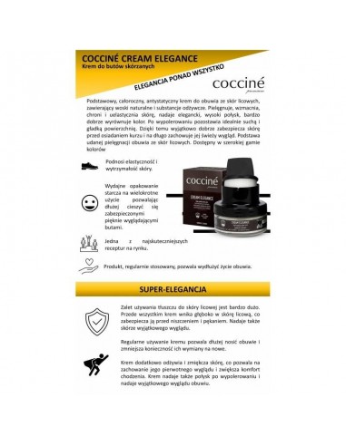 Coccine preparation colorless cream for grain leather DA0241