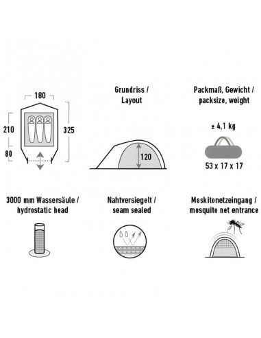 High Peak Nevada 31 tent green 10351