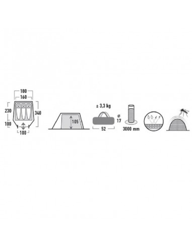 High Peak Kite 3 10189