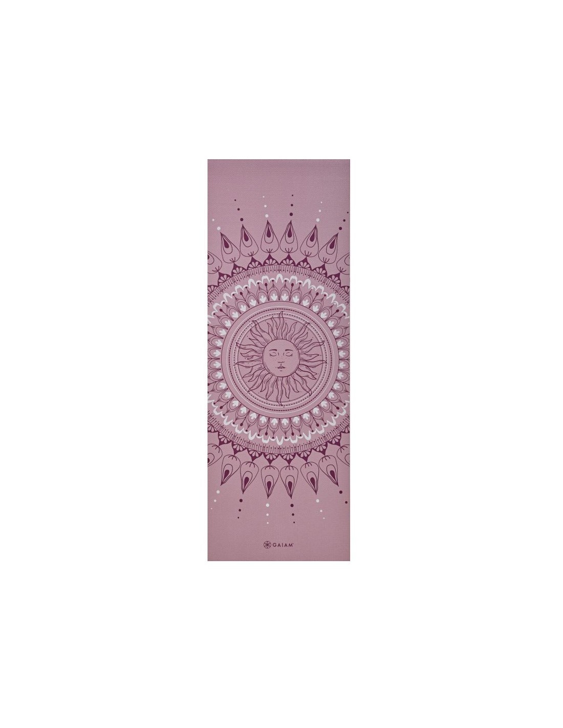 Gaiam Here Now Dusty Rose Yoga Mat 4mm 65272