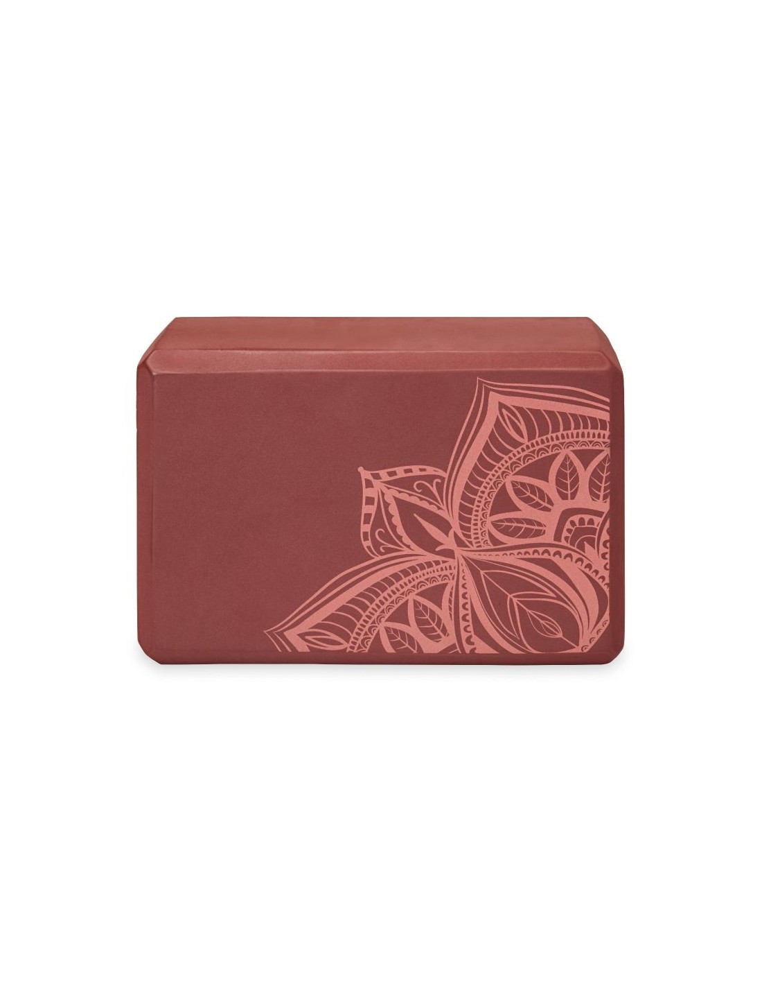 Gaiam Gaiam Intense Rust Sundial Point 65748 yoga block