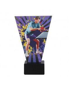 Triumph glass trophy