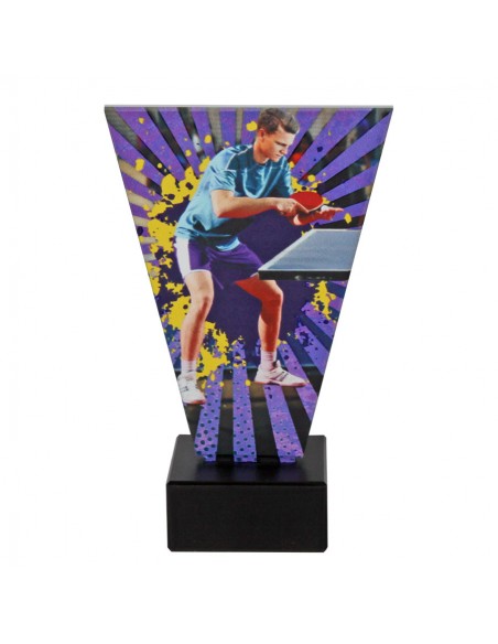 Triumph glass trophy